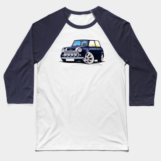 Rover Mini Cooper Sport Blue Baseball T-Shirt by y30man5